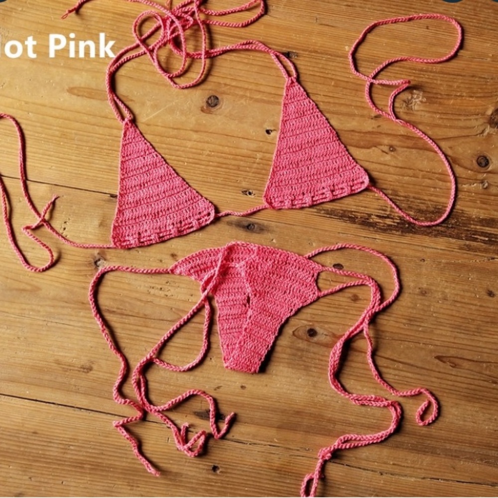 Hot  Crochet Bikini Set